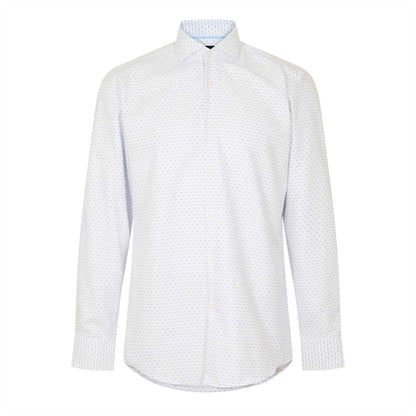 White - Front - Boss Mens Oxford Slim Shirt