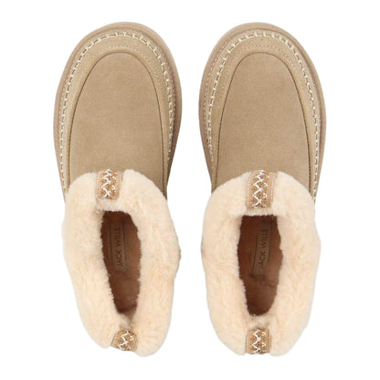 Sand - Side - Jack Wills Womens-Ladies Alpine Suede Boots