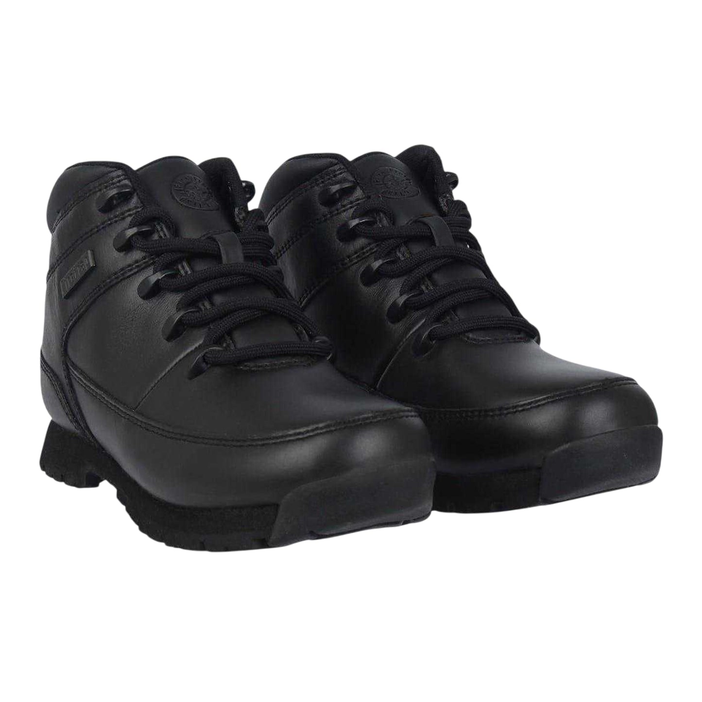 Black - Side - Firetrap Childrens-Kids Rhino Leather Boots