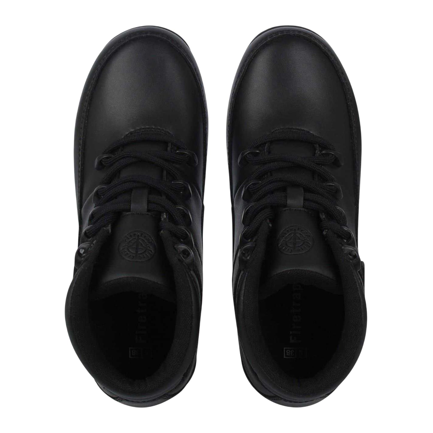 Black - Lifestyle - Firetrap Childrens-Kids Rhino Leather Boots