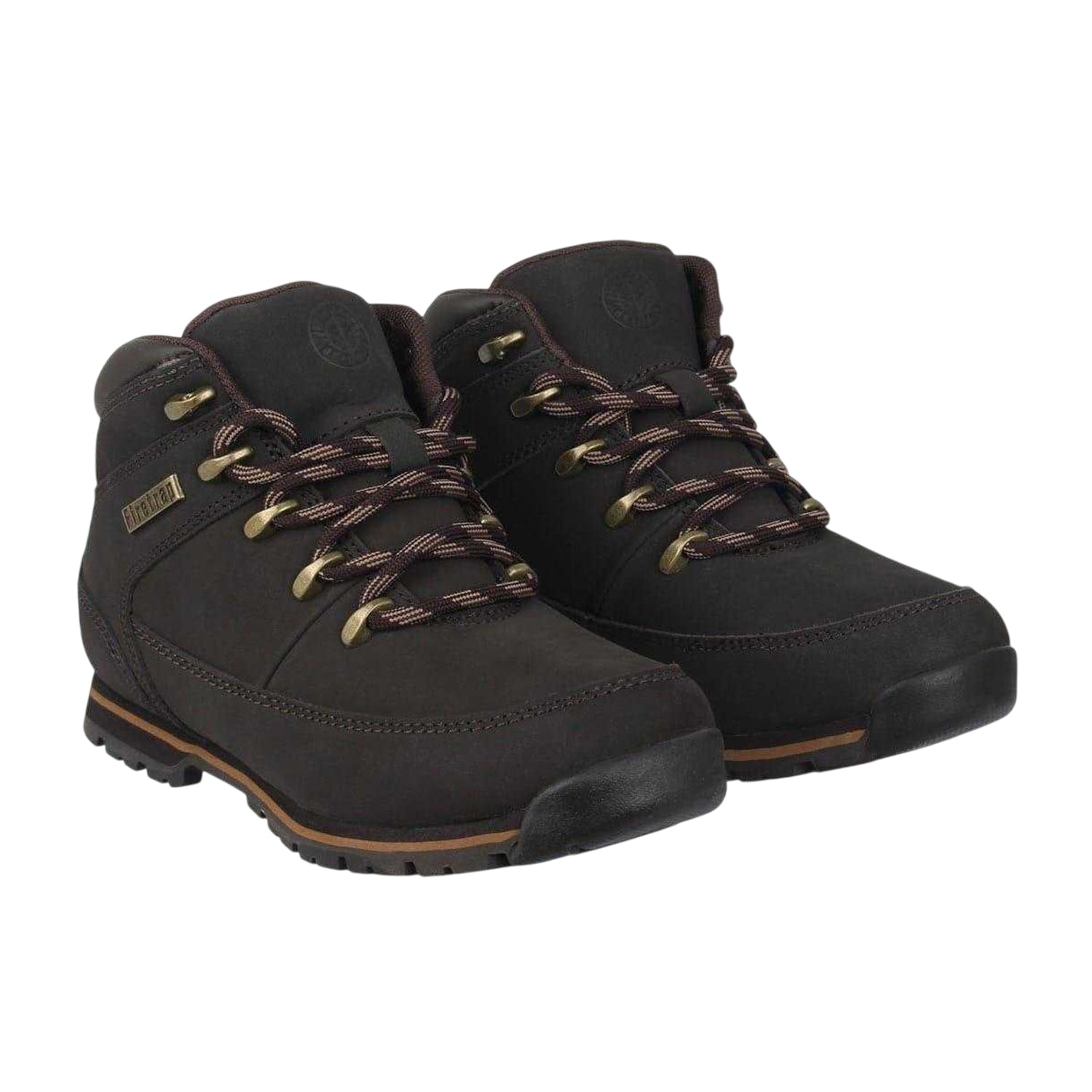 Brown - Side - Firetrap Childrens-Kids Rhino Leather Boots