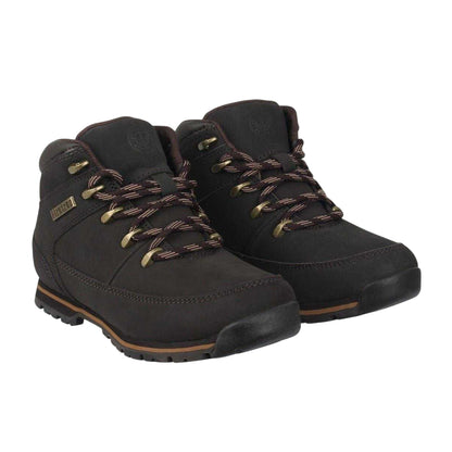 Brown - Side - Firetrap Childrens-Kids Rhino Leather Boots