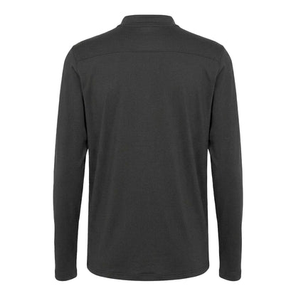Black - Back - Boss Mens Performance Quarter Zip Long-Sleeved Top