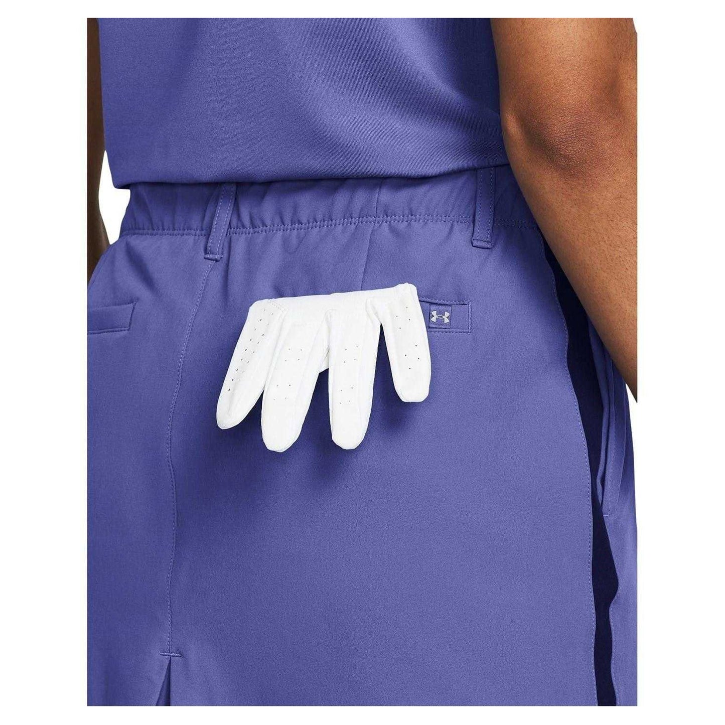 Purple - Side - Under Armour Womens-Ladies Drive Mini Skort