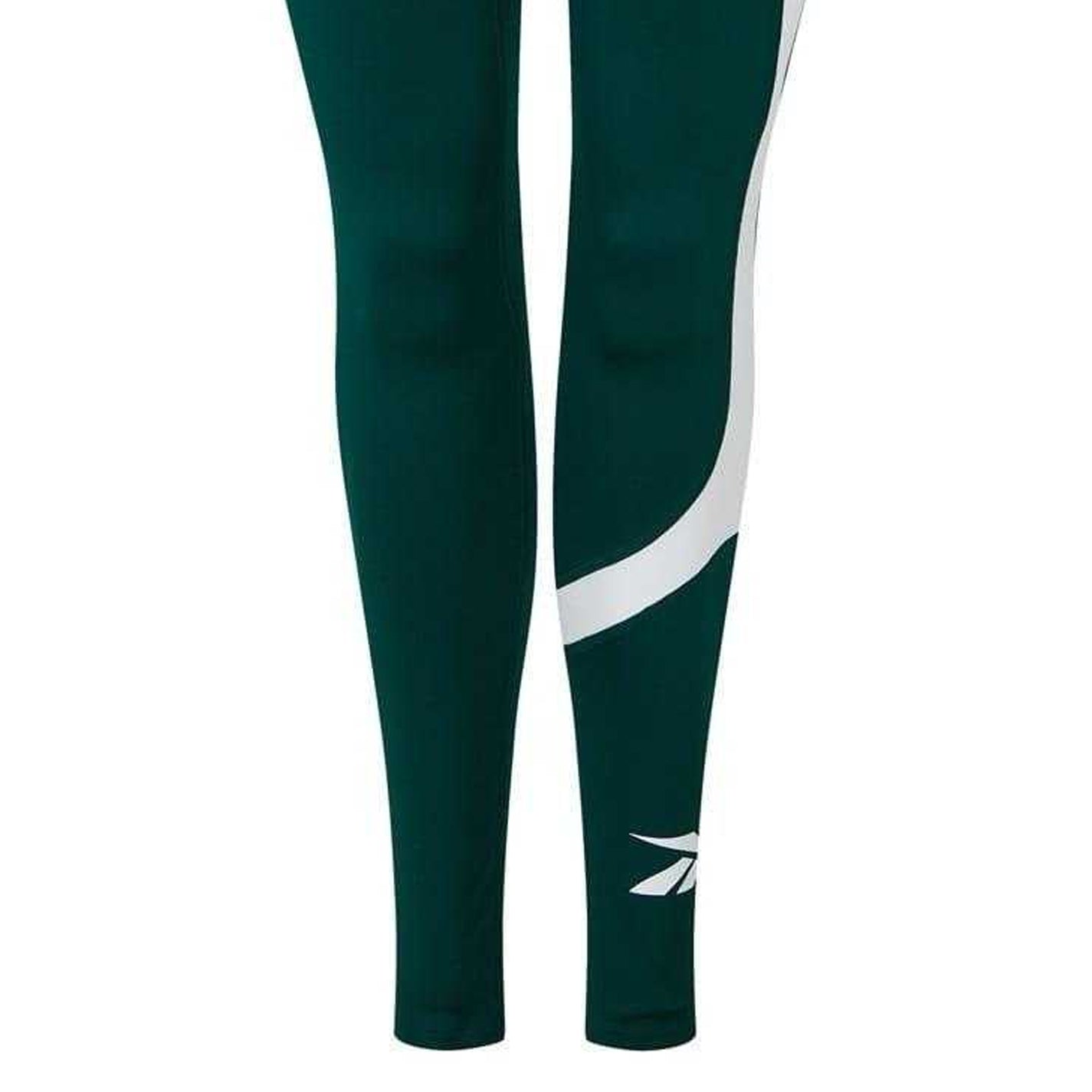 Green - Lifestyle - Reebok Womens-Ladies Swirl Slim Leggings