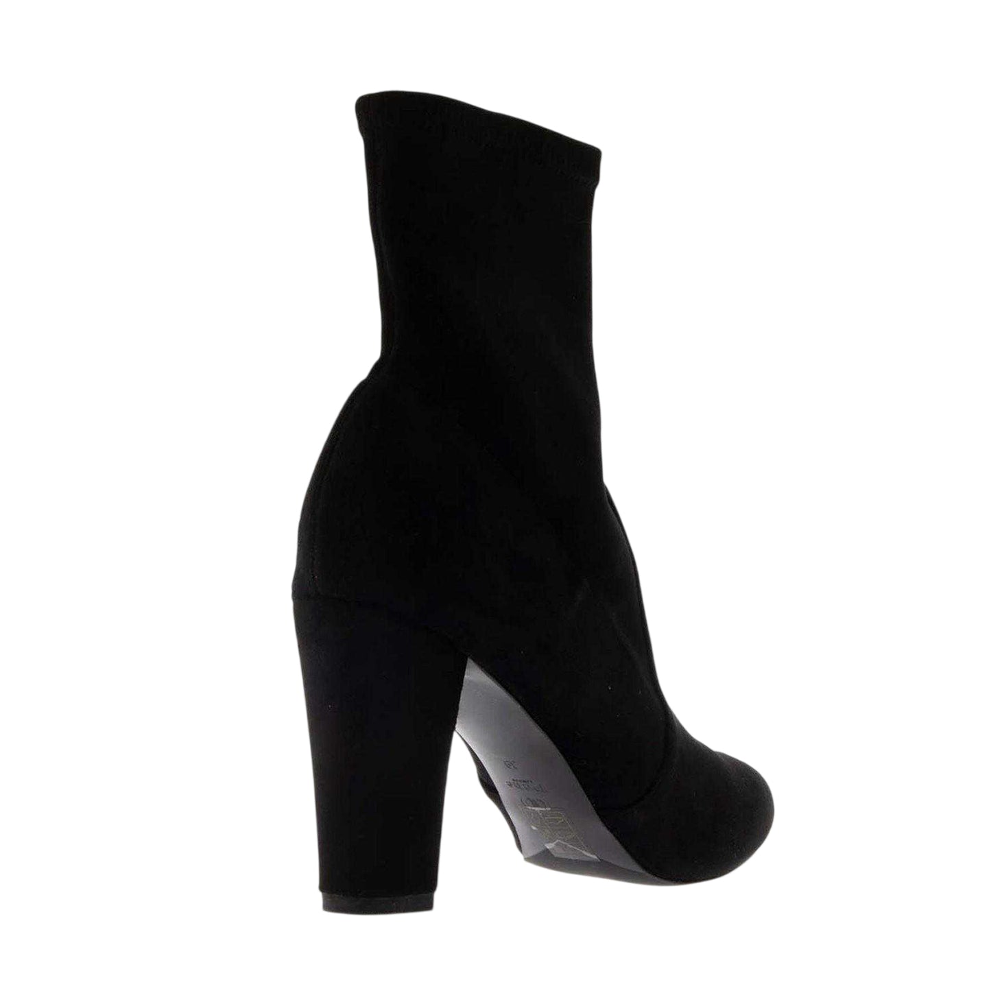 Black - Back - Dune London Womens-Ladies Oty Suede Ankle Boots