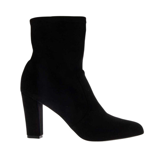 Black - Front - Dune London Womens-Ladies Oty Suede Ankle Boots