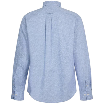 Faded Blue - Back - Gant Mens All-Over Print Poplin Regular Shirt