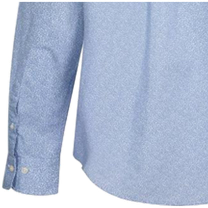 Faded Blue - Side - Gant Mens All-Over Print Poplin Regular Shirt