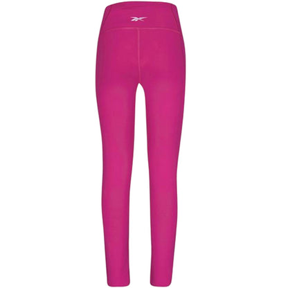 Pink - Back - Reebok Womens-Ladies Skinny Leggings