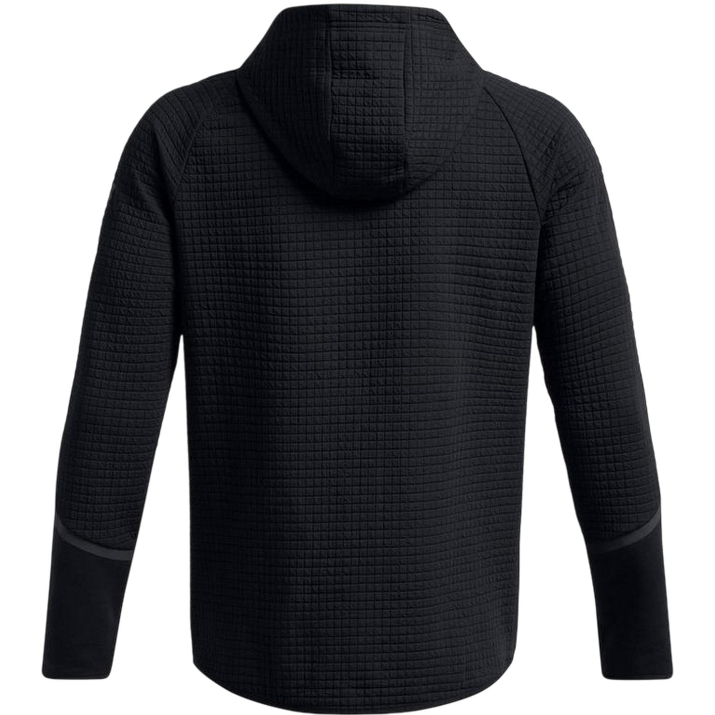 Black - Back - Under Armour Mens Unstoppable Textured Hooded Jacket