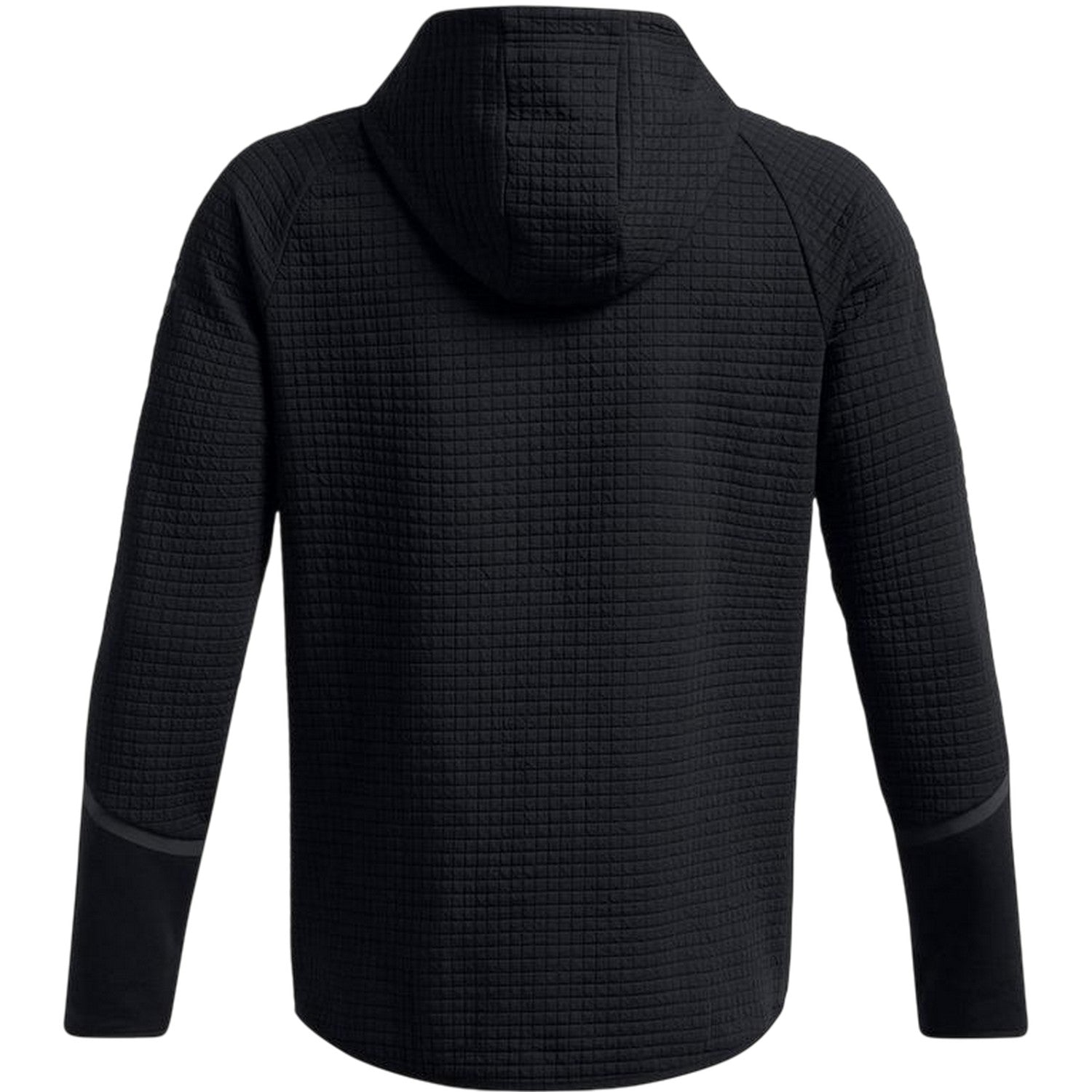 Black - Back - Under Armour Mens Unstoppable Textured Hooded Jacket