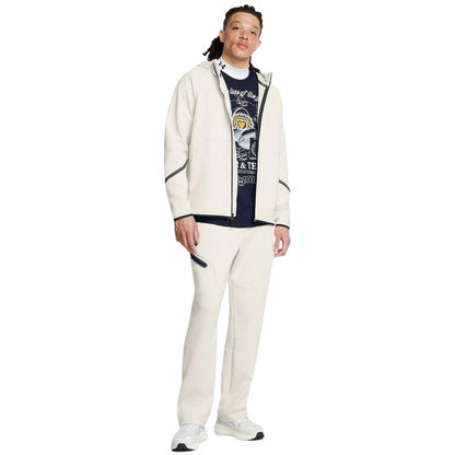 White - Lifestyle - Under Armour Mens Unstoppable Textured Hooded Jacket