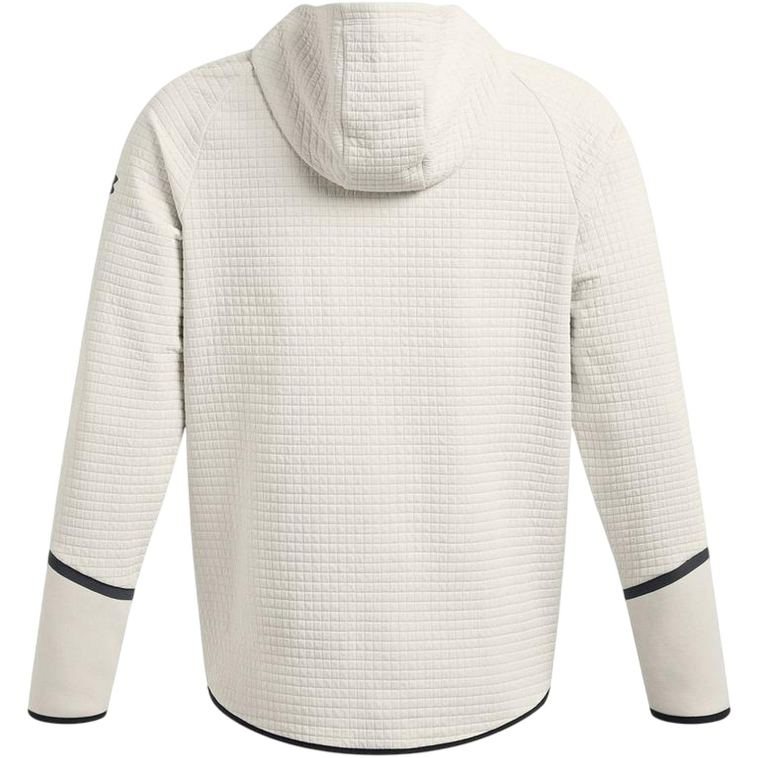 White - Back - Under Armour Mens Unstoppable Textured Hooded Jacket