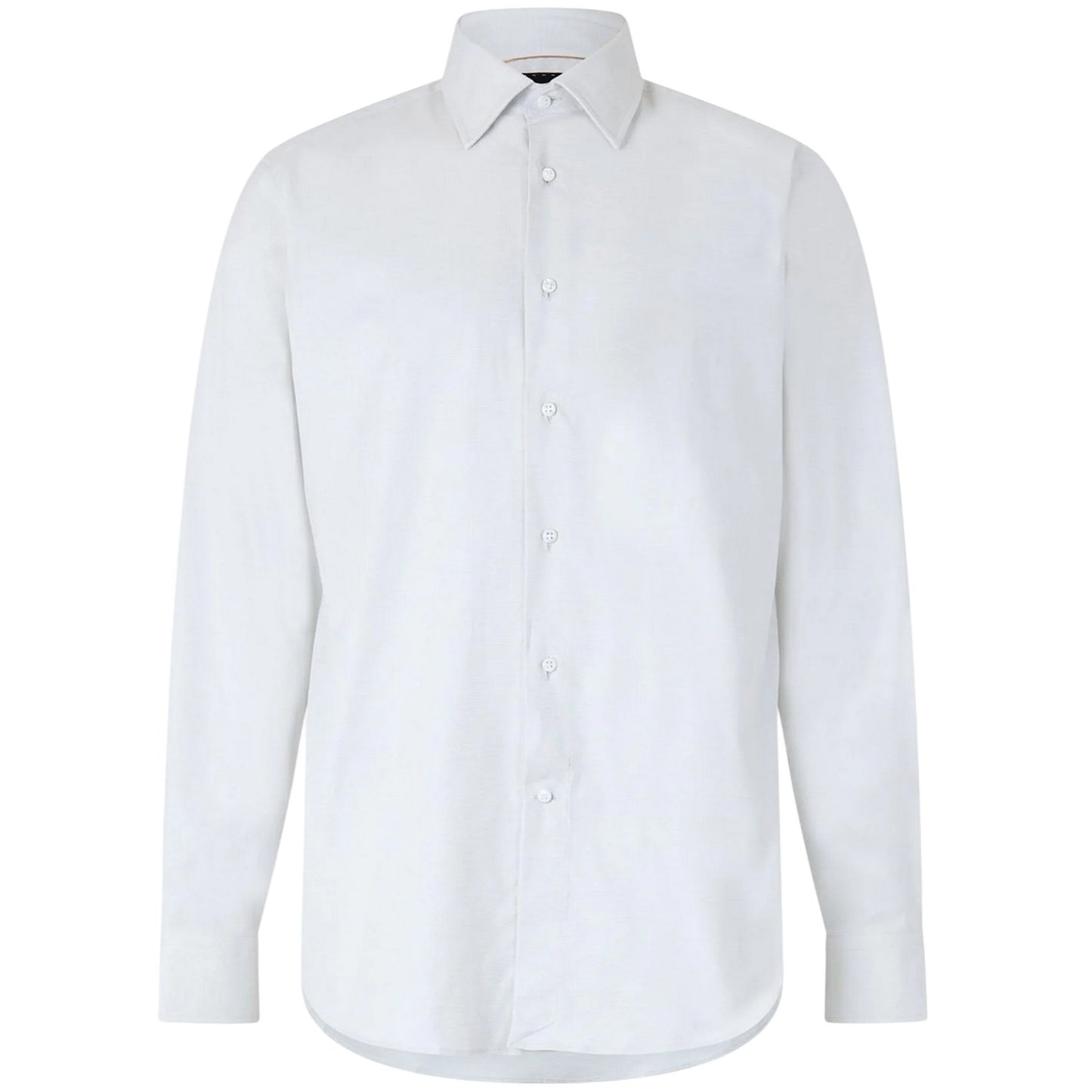 White - Front - Boss Mens Oxford Regular Shirt