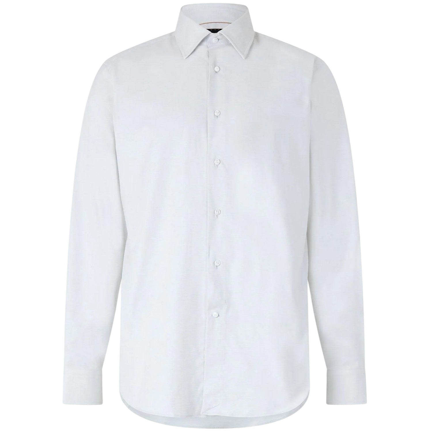 White - Front - Boss Mens Oxford Regular Shirt
