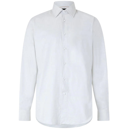 White - Front - Boss Mens Oxford Regular Shirt