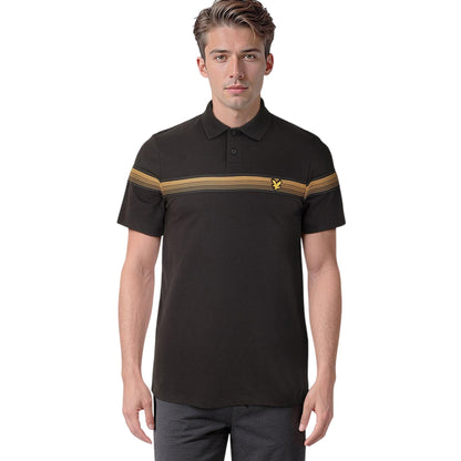 Jet Black - Side - Lyle & Scott Mens Tracksuit Set (Pack of 2)