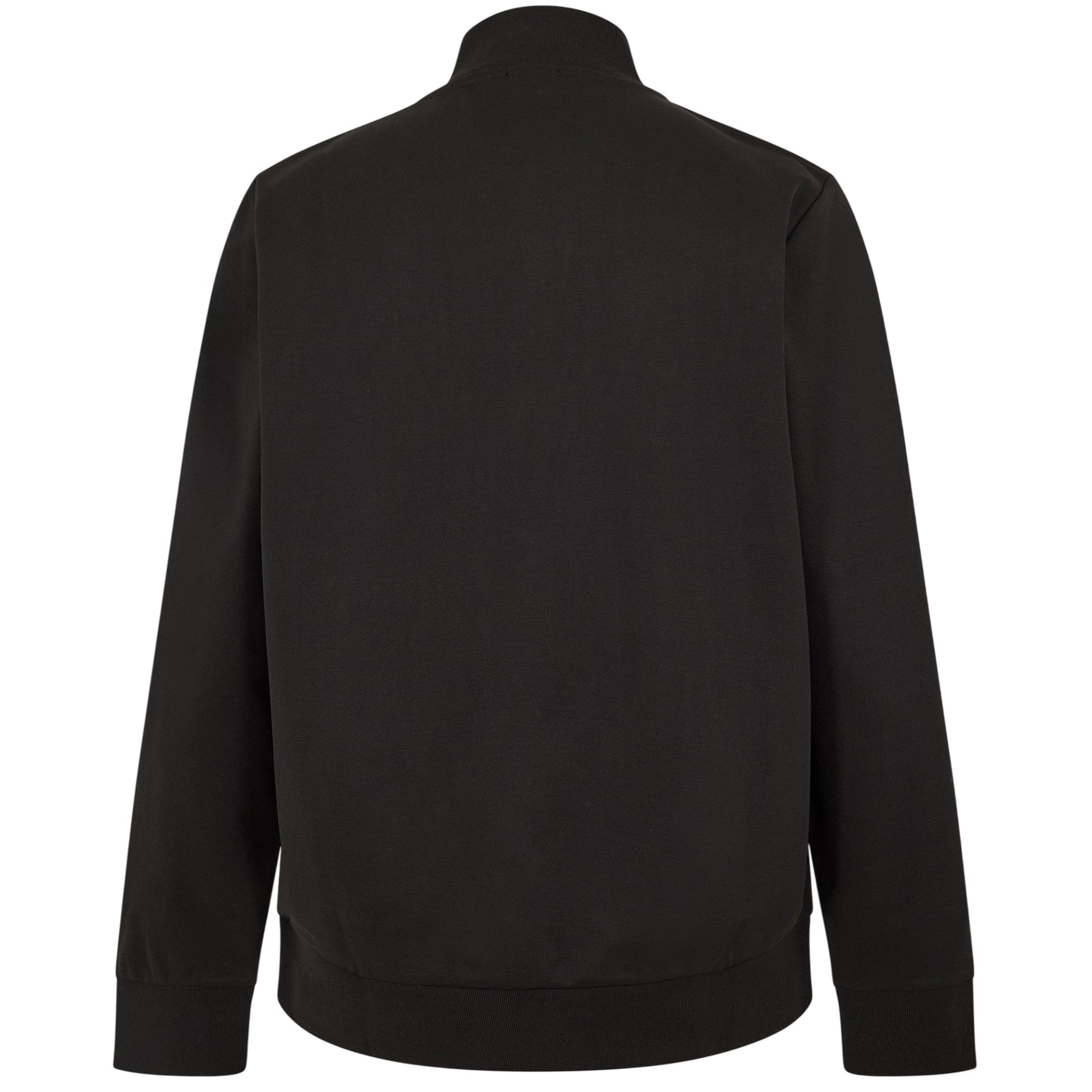 Black - Back - Boss Mens Stimmann Fleece Top