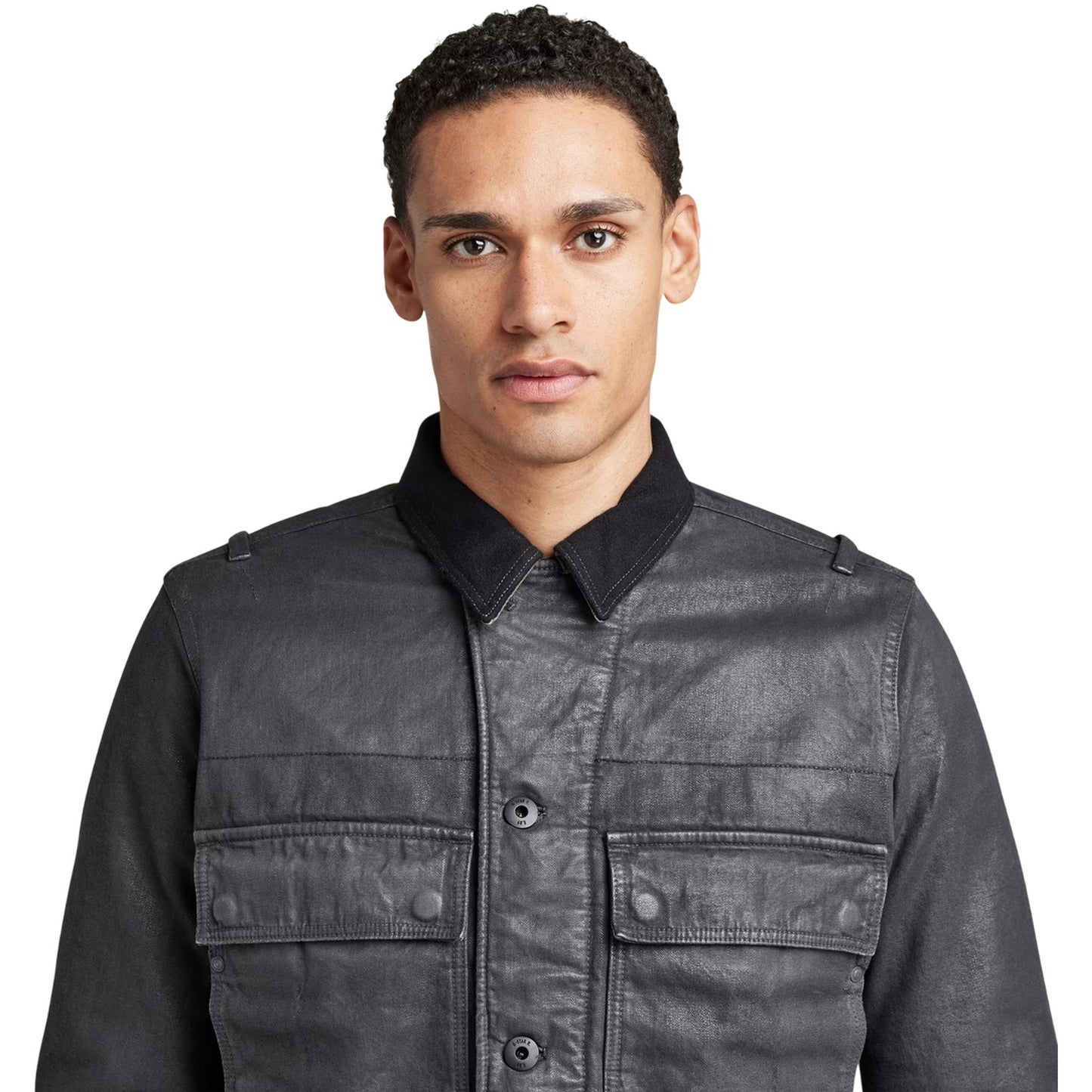 Magma - Side - G-Star Mens Logo Utility Jacket