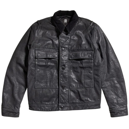 Magma - Front - G-Star Mens Logo Utility Jacket