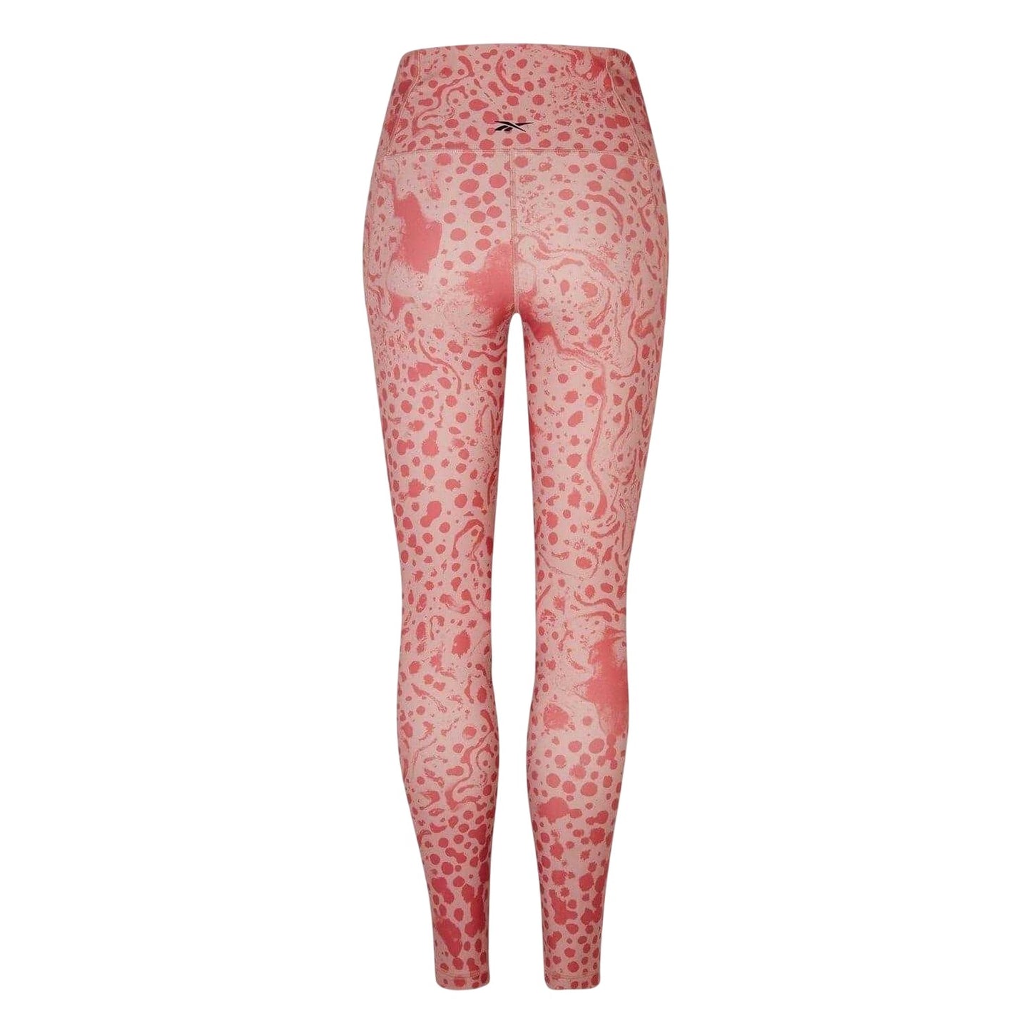 Calypso Coral - Back - Reebok Womens-Ladies Studio Lux HR 2.0 Safari Skinny Leggings