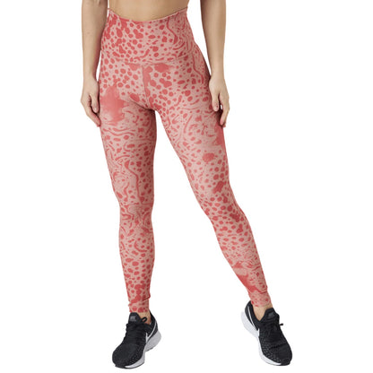 Calypso Coral - Lifestyle - Reebok Womens-Ladies Studio Lux HR 2.0 Safari Skinny Leggings