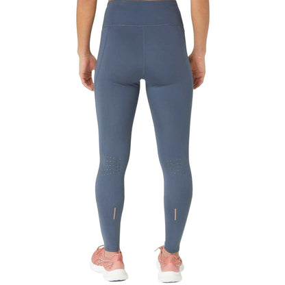 Teal - Back - Asics Womens-Ladies Nagino Running Leggings