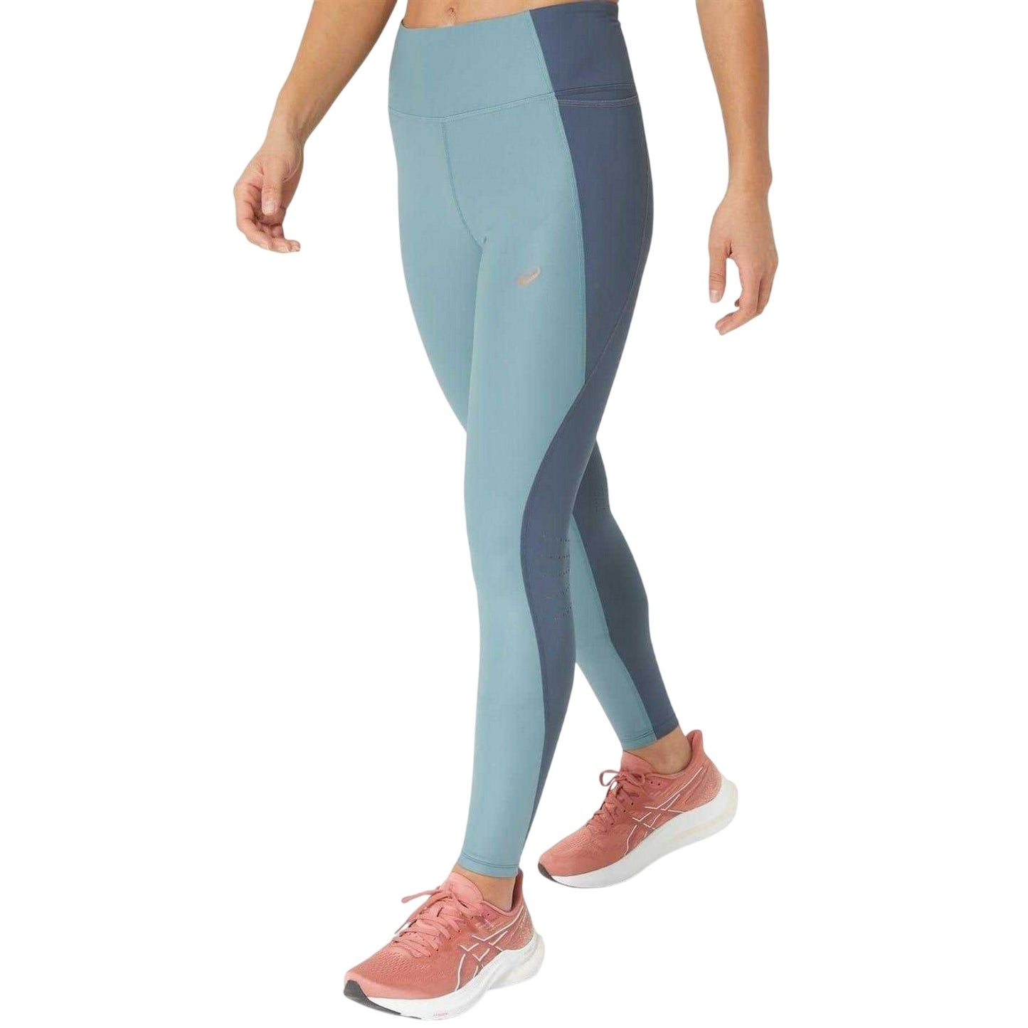 Teal - Front - Asics Womens-Ladies Nagino Running Leggings