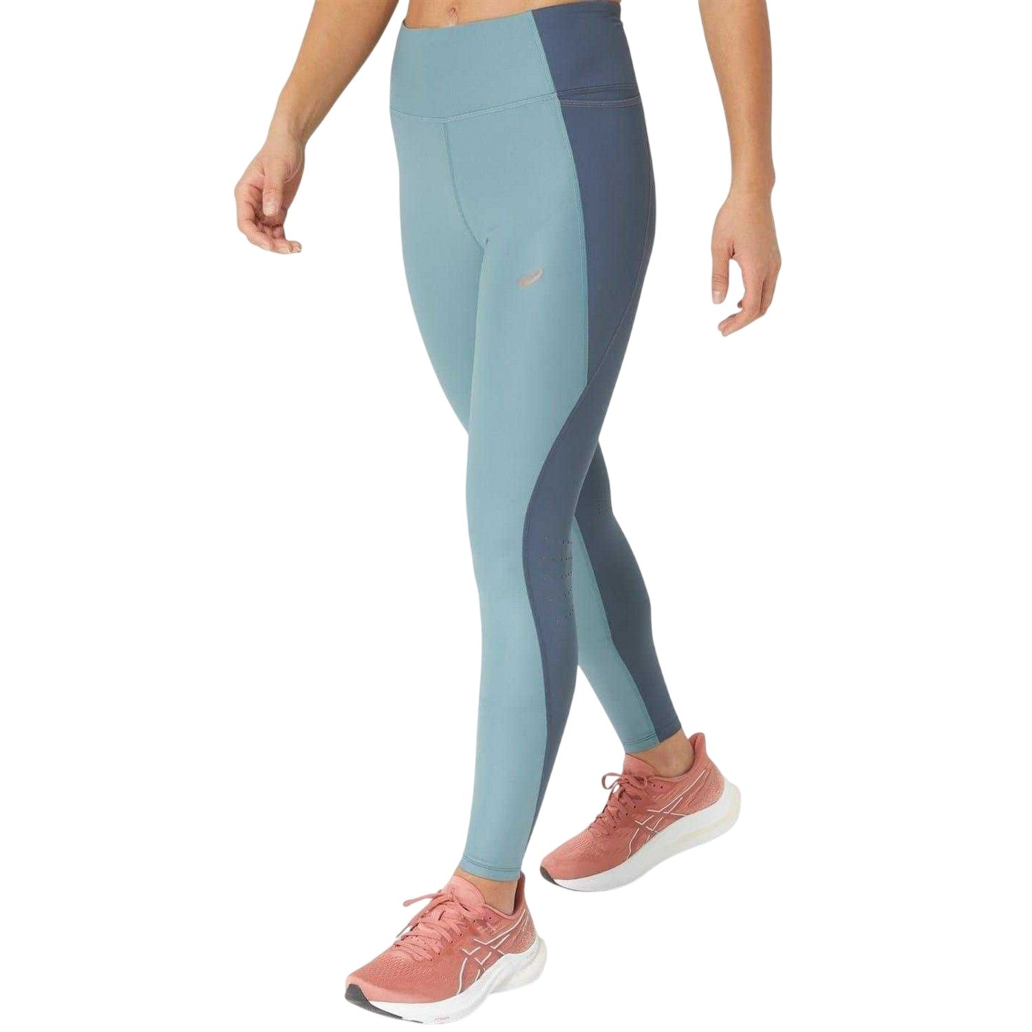 Teal - Front - Asics Womens-Ladies Nagino Running Leggings
