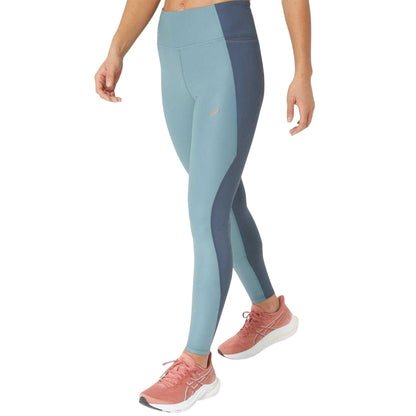 Teal - Front - Asics Womens-Ladies Nagino Running Leggings