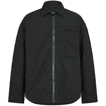 Dark Black - Front - G-Star Mens Quilted Oversized Jacket