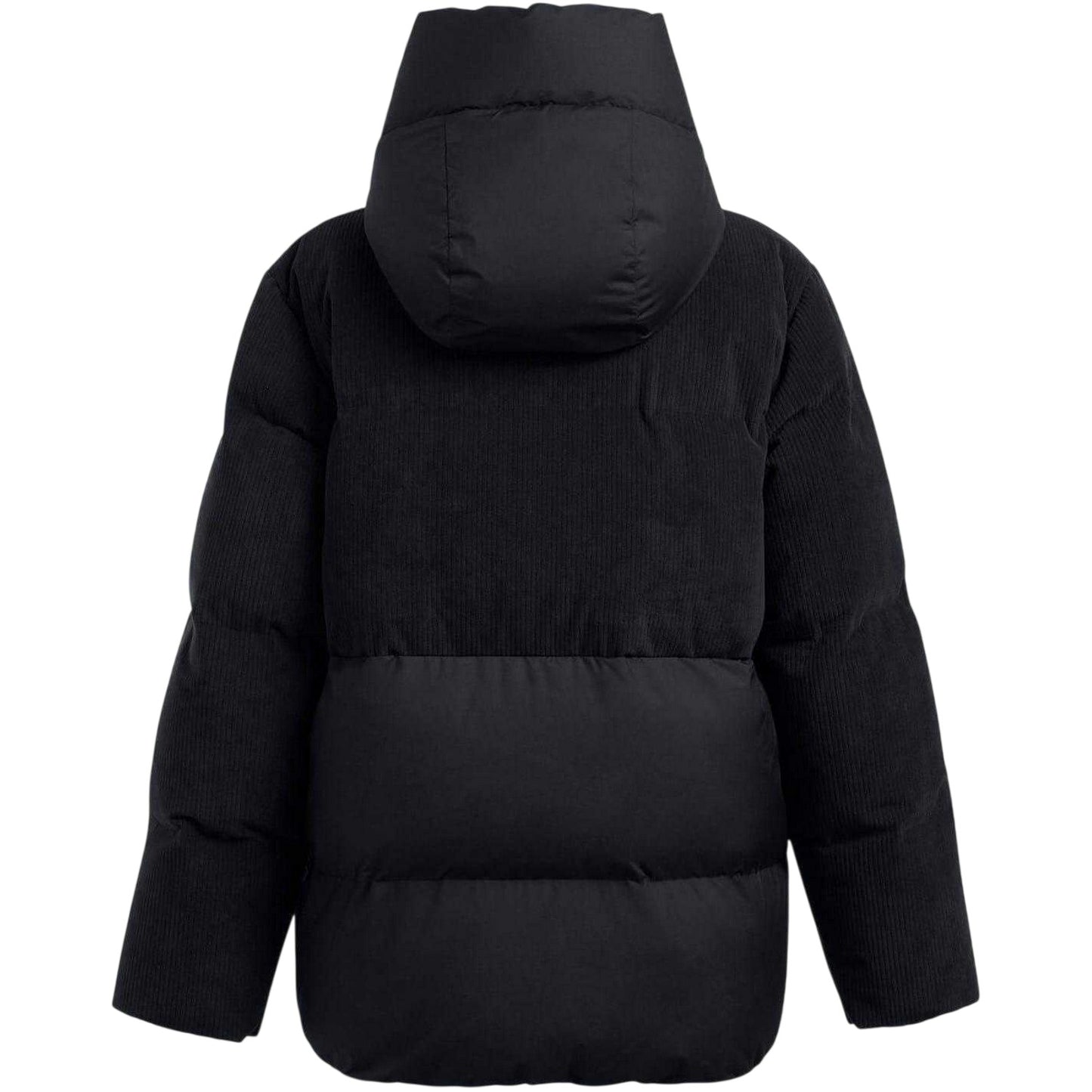 Black - Back - Under Armour Womens-Ladies Limitless Corduroy Quilted Puffer Jacket