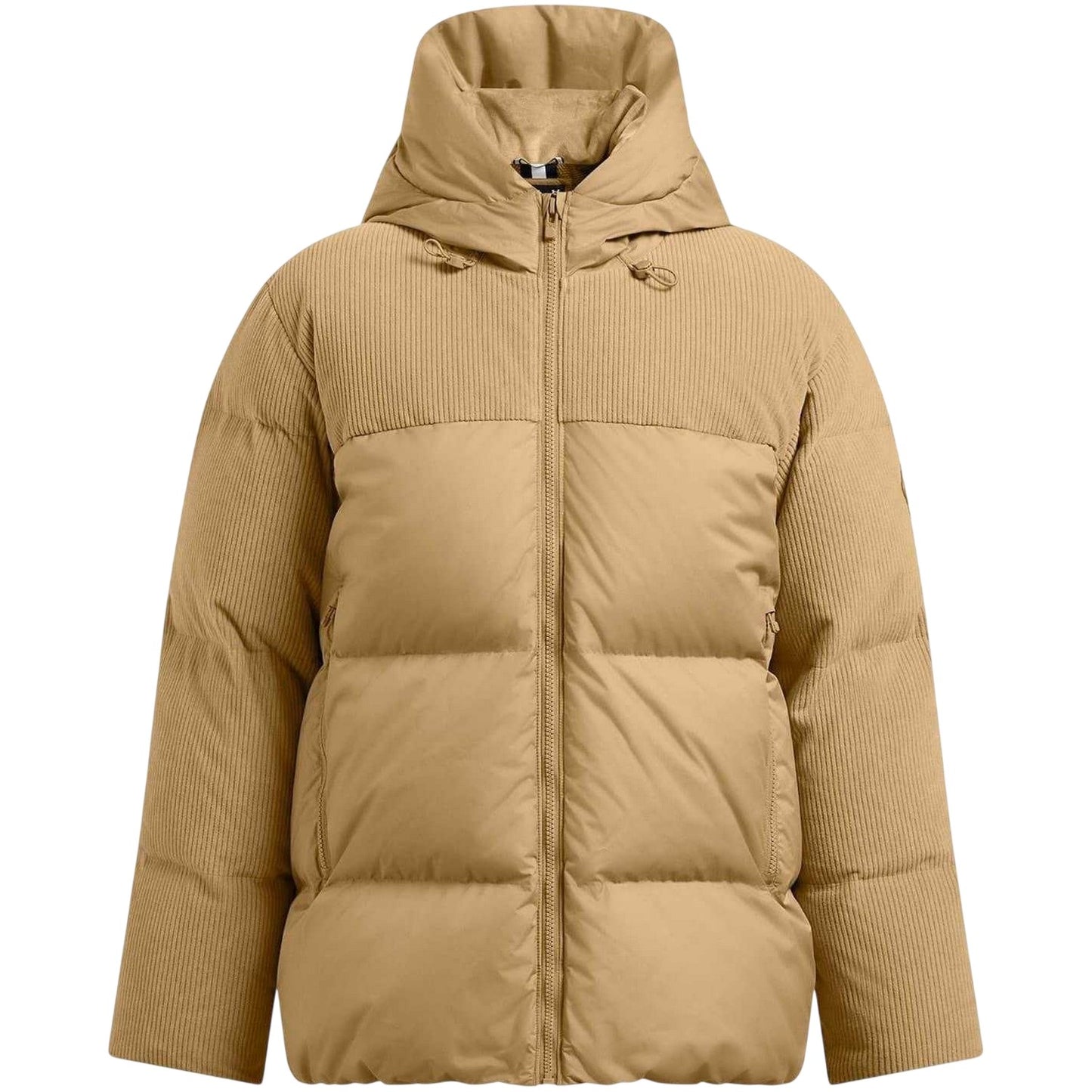 Brown - Front - Under Armour Womens-Ladies Limitless Corduroy Quilted Puffer Jacket
