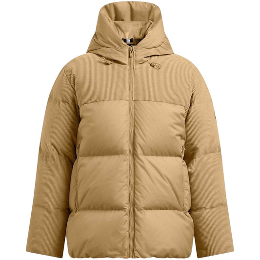 Brown - Front - Under Armour Womens-Ladies Limitless Corduroy Quilted Puffer Jacket