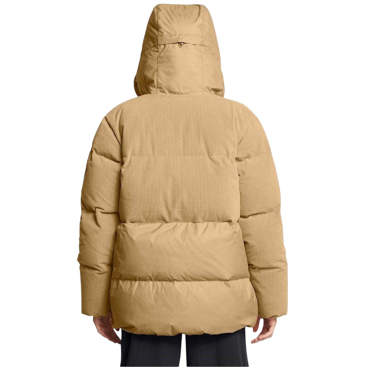 Brown - Lifestyle - Under Armour Womens-Ladies Limitless Corduroy Quilted Puffer Jacket