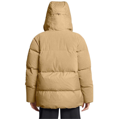 Brown - Lifestyle - Under Armour Womens-Ladies Limitless Corduroy Quilted Puffer Jacket