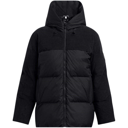 Black - Front - Under Armour Womens-Ladies Limitless Corduroy Quilted Puffer Jacket