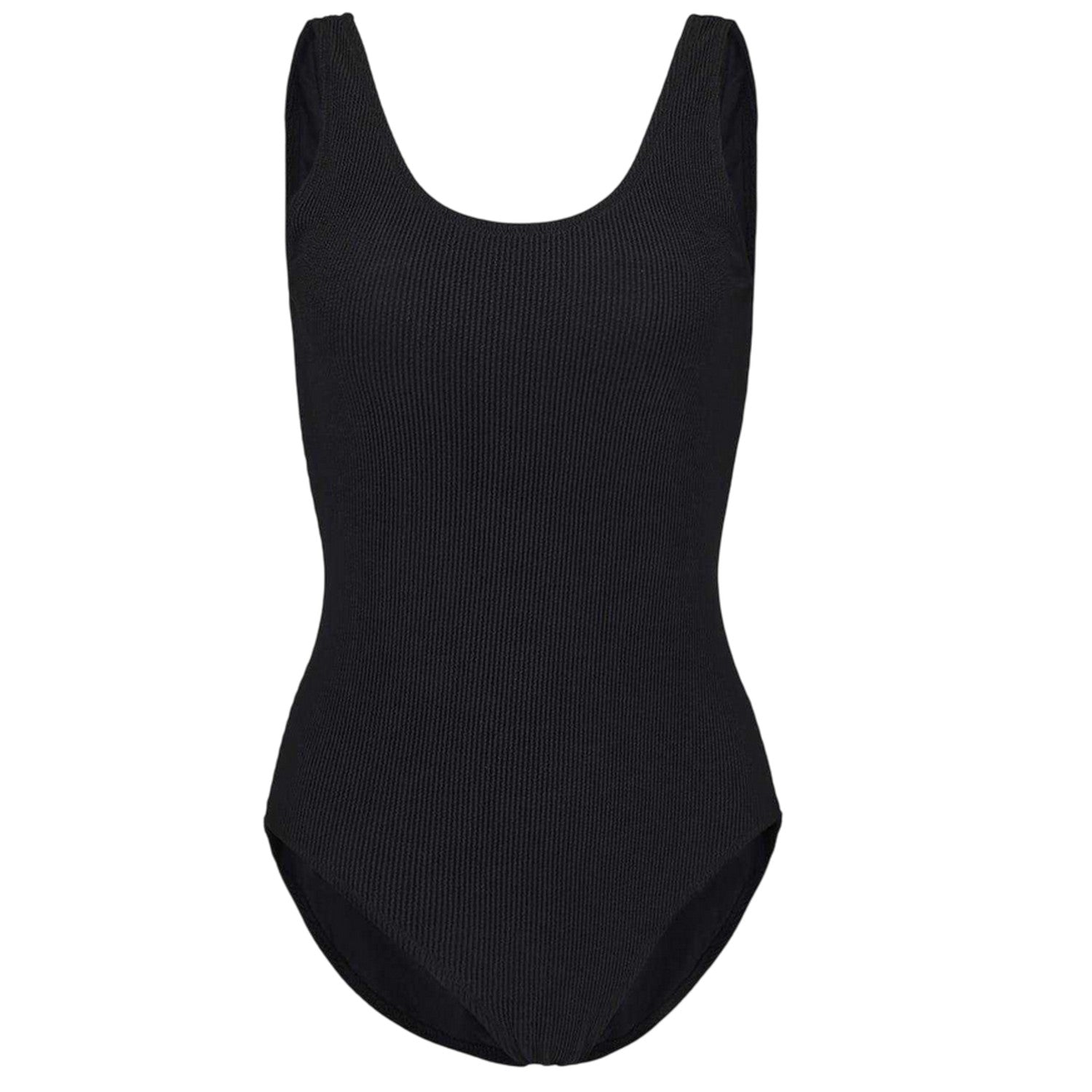 Black - Front - SoulCal Womens-Ladies Ribbed Scoop Neck Slim Bodysuit
