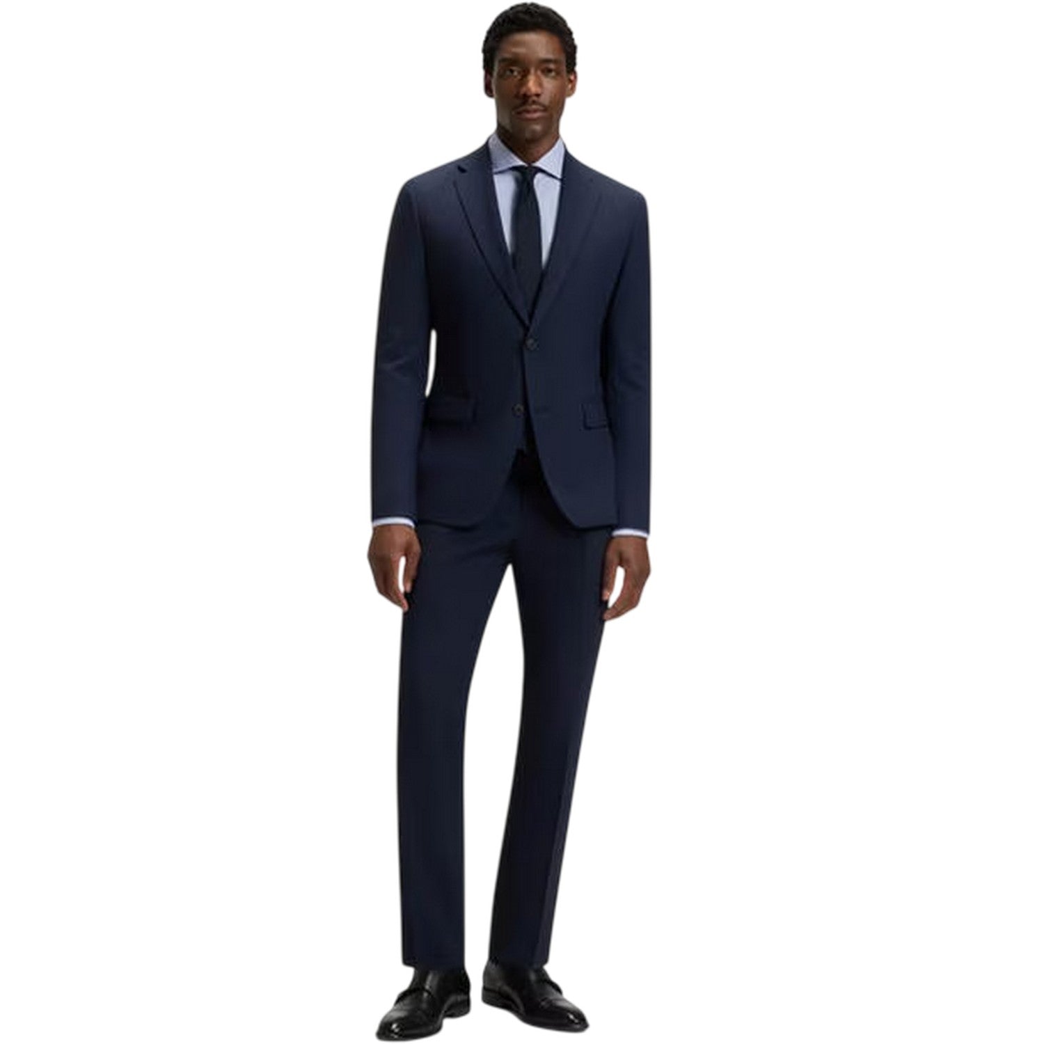 Dark Blue - Pack Shot - Boss Mens H-Hank Shirt