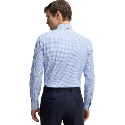 Pastel Blue - Back - Boss Mens H-Hank Shirt