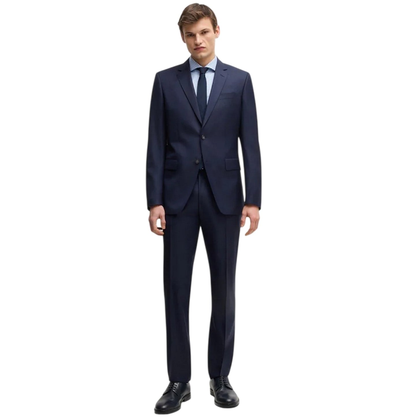 Pastel Blue - Pack Shot - Boss Mens H-Hank Shirt