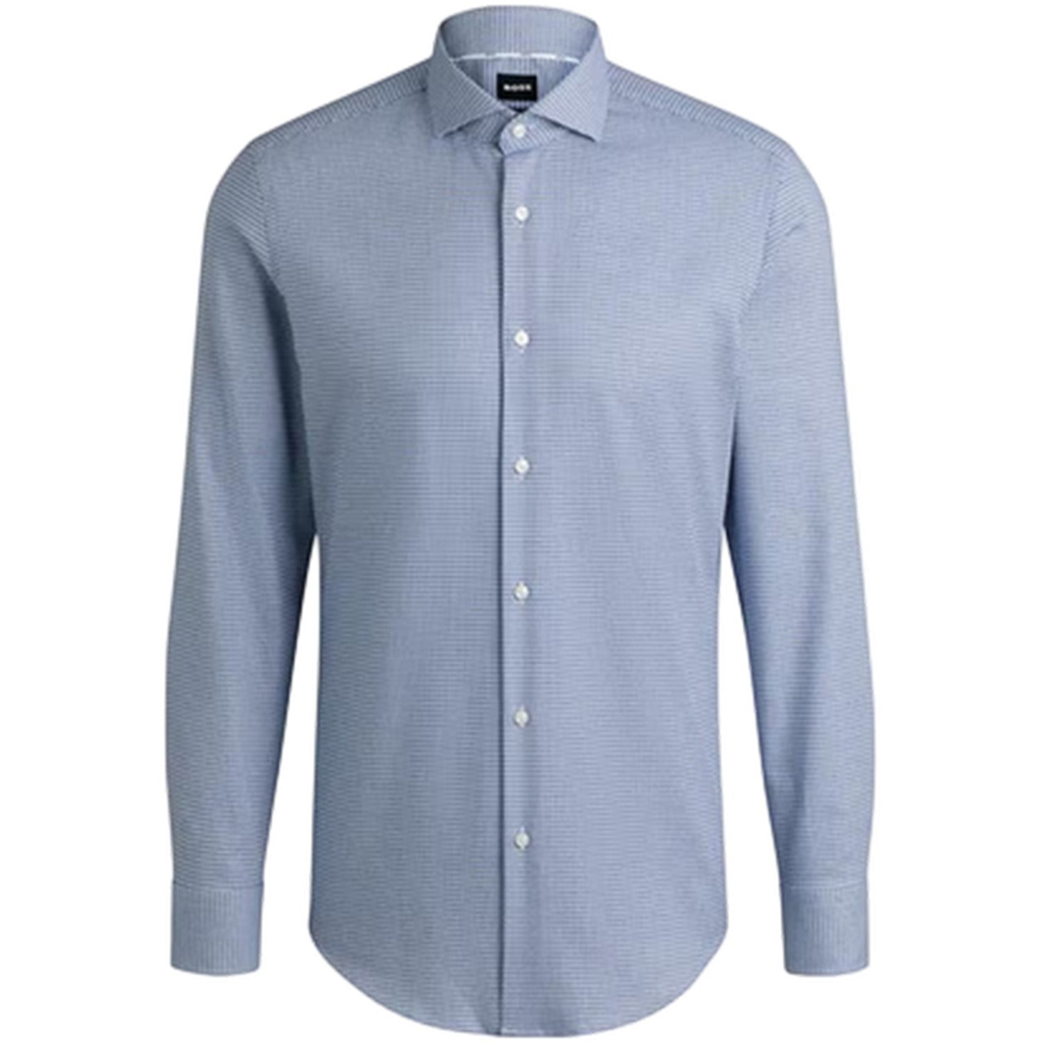 Dark Blue - Front - Boss Mens H-Hank Shirt