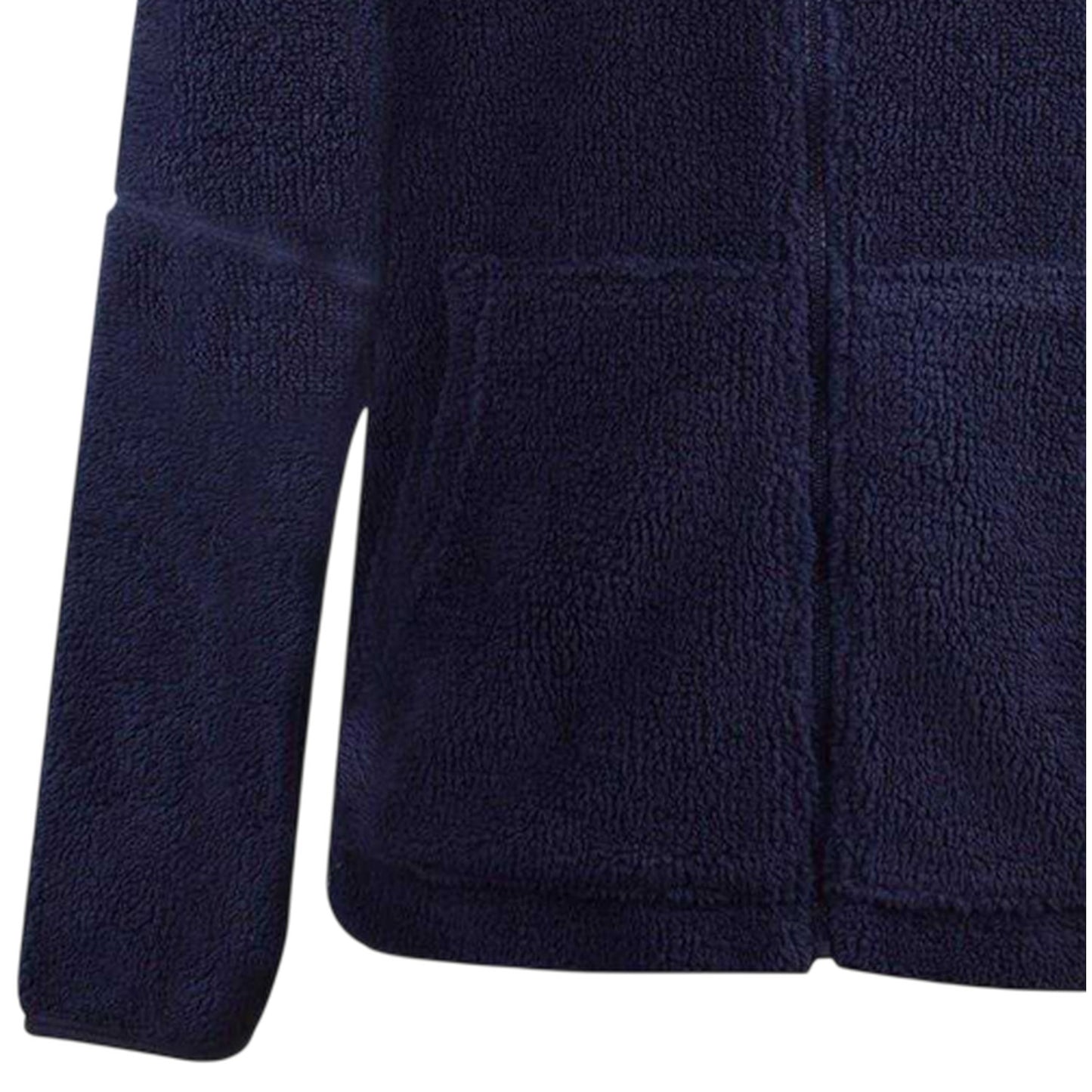 Navy - Lifestyle - SoulCal Mens Sherpa Full Zip Hoodie