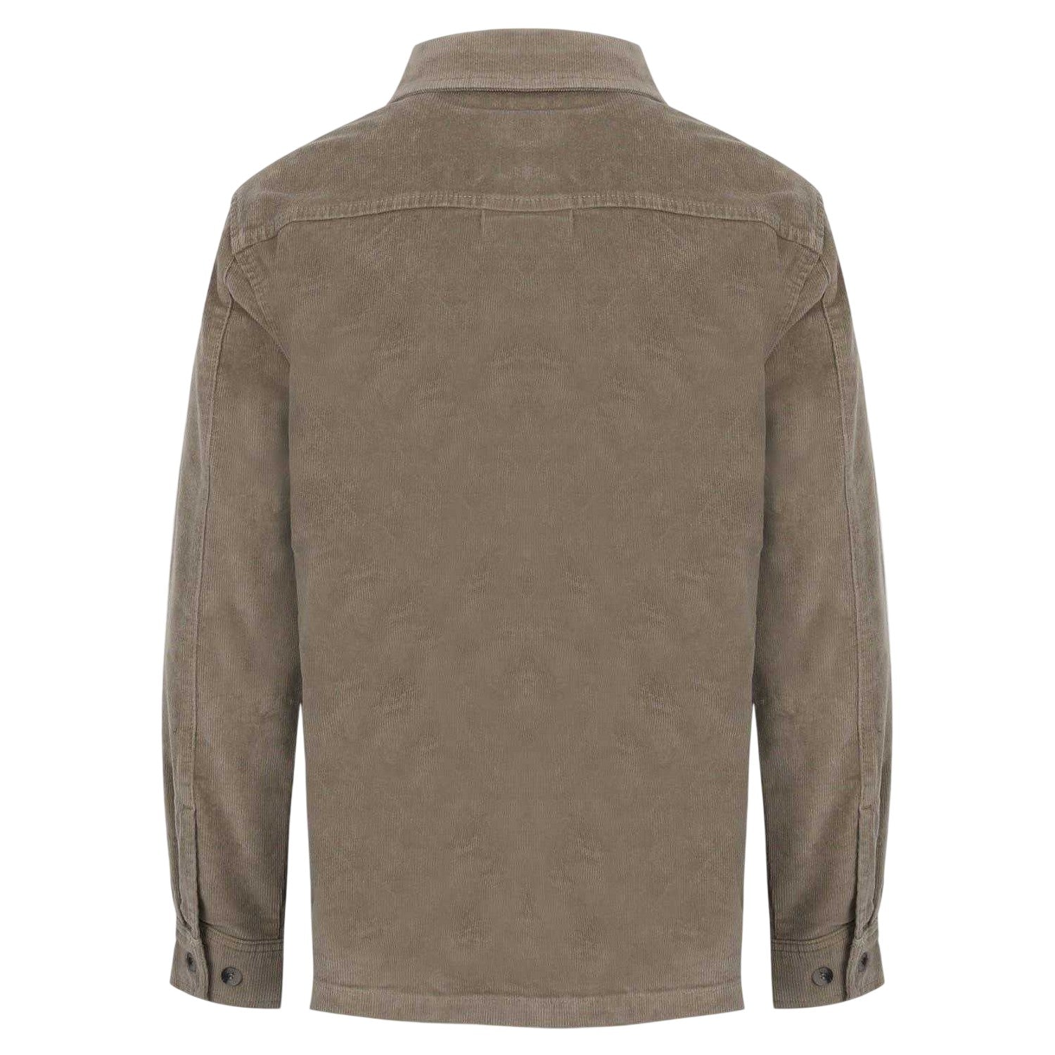 Silver Sage - Back - Jack Wills Mens Corduroy Double Pocket Long-Sleeved Shirt