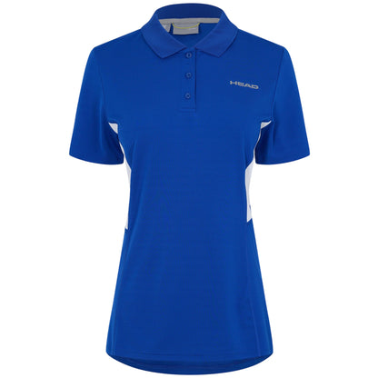 Blue - Front - Head Womens-Ladies Performance Polo Shirt