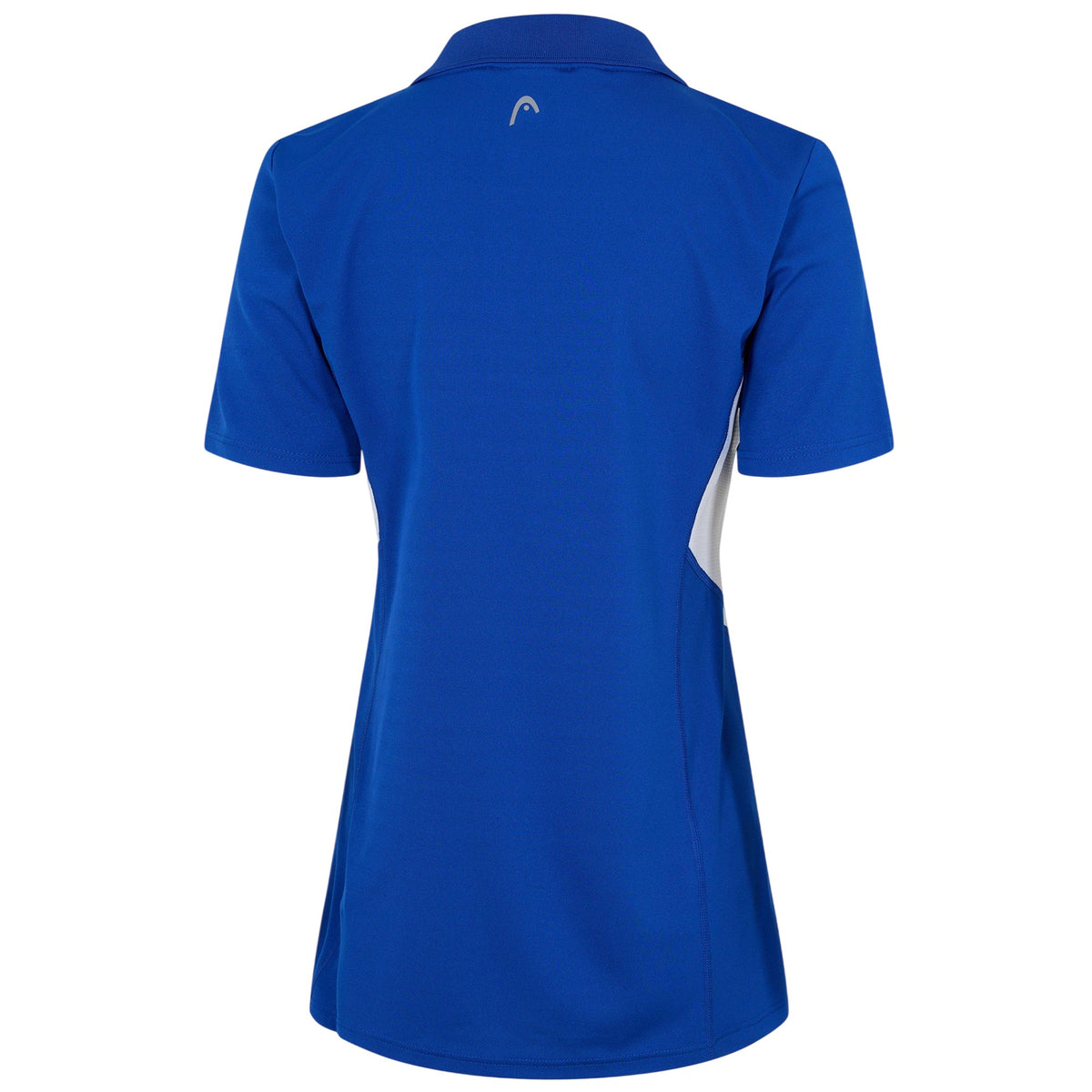Blue - Back - Head Womens-Ladies Performance Polo Shirt