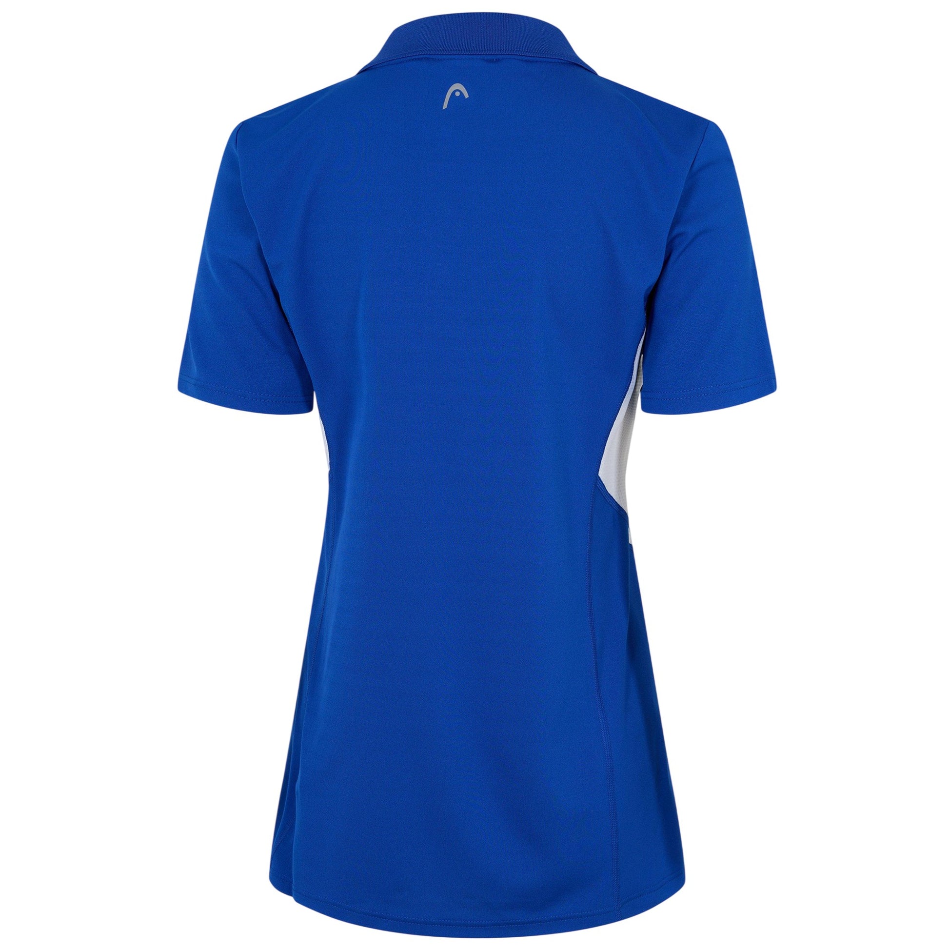 Blue - Back - Head Womens-Ladies Performance Polo Shirt