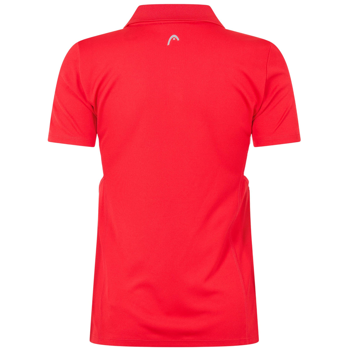 Red - Back - Head Womens-Ladies Performance Polo Shirt
