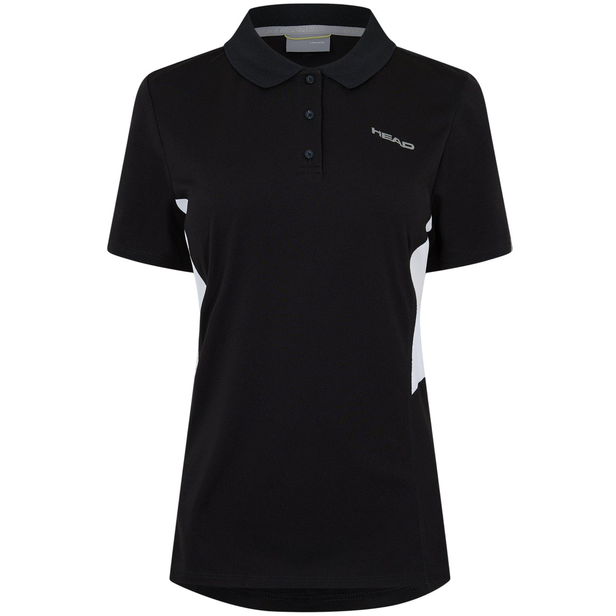 Black - Front - Head Womens-Ladies Performance Polo Shirt